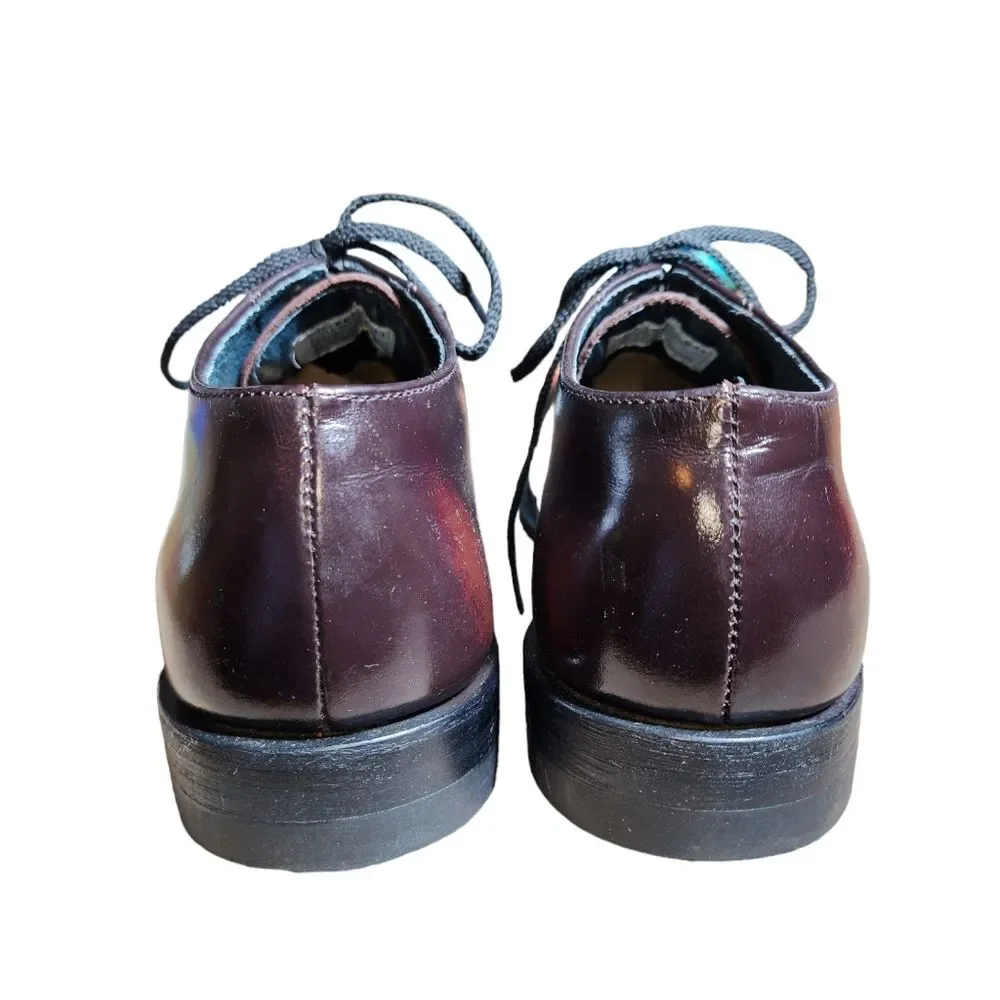 Executive Imperials Style‎ 607502 Reddish Brown Leather Cap Toe Oxfords Size 8EE